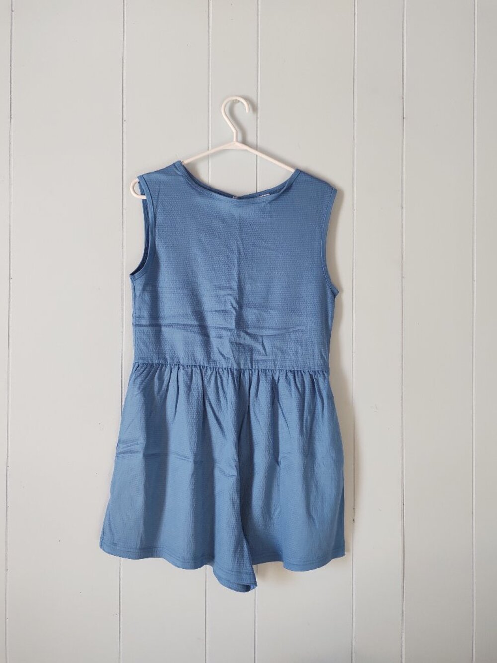 Smash + Tess Universal Shorty Romper in Bubbly Blue